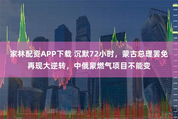 家林配资APP下载 沉默72小时，蒙古总理罢免再现大逆转，中俄蒙燃气项目不能变