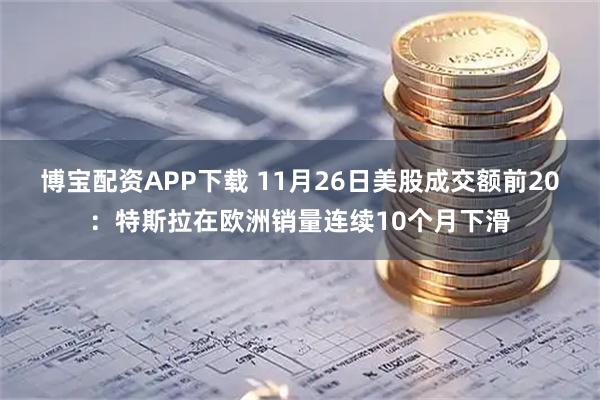 博宝配资APP下载 11月26日美股成交额前20：特斯拉在欧洲销量连续10个月下滑